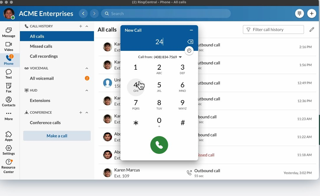 KB Dispatch Tools Services RingCentral